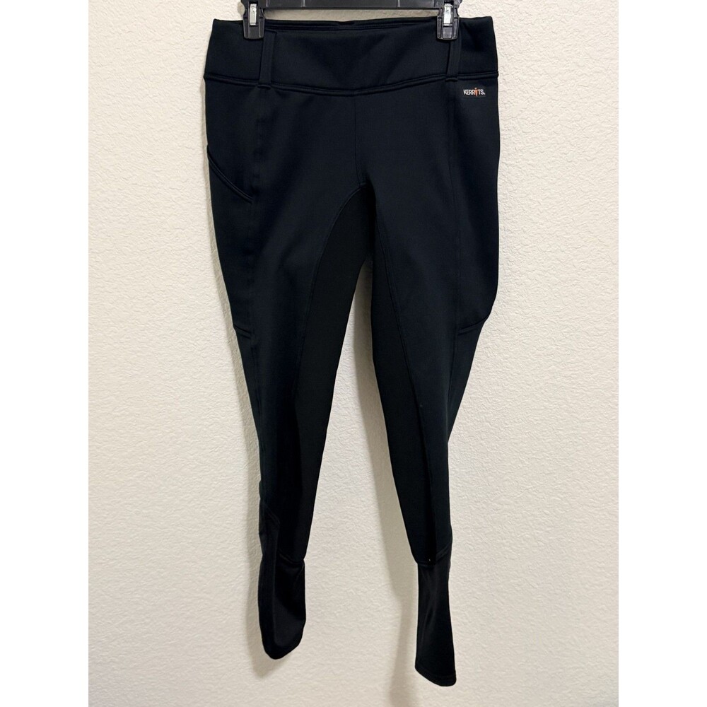 Kerrits Sit Tight Wind Pro Full Seat Riding Tights Pants Breeches Winter Large L